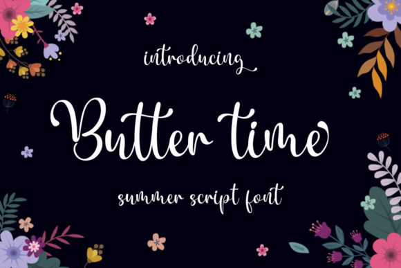 Butter Time Font Poster 1