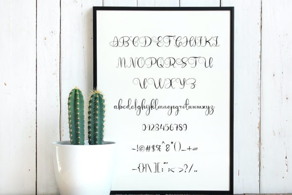 Butterfly Font Poster 4