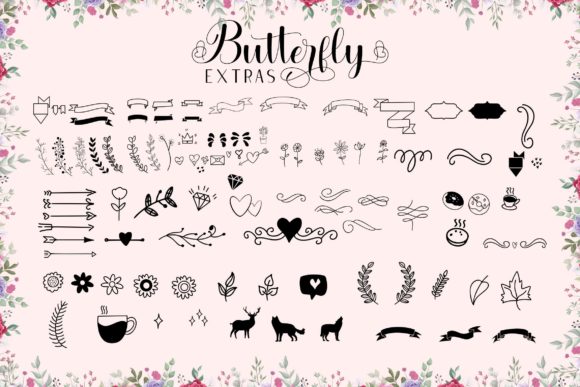 Butterfly Duo Font Poster 11