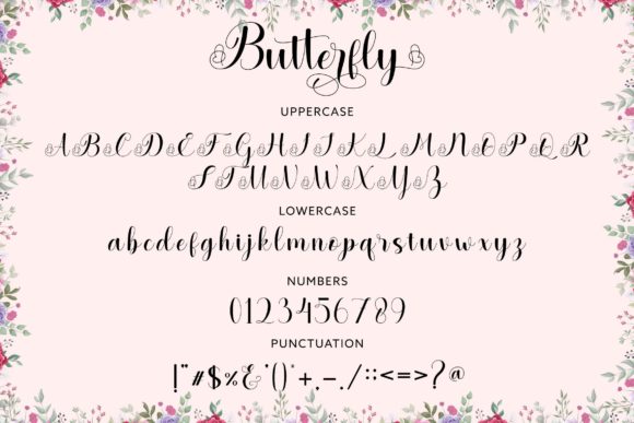 Butterfly Duo Font Poster 7