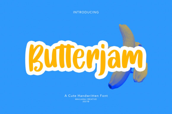 Butterjam Font Poster 1