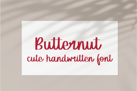 Butternut Font