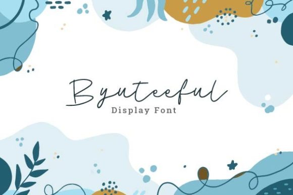 Byuteeful Font Poster 1