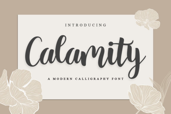 Calamity Font Poster 1