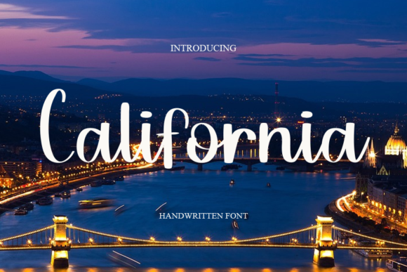 California Font Poster 1