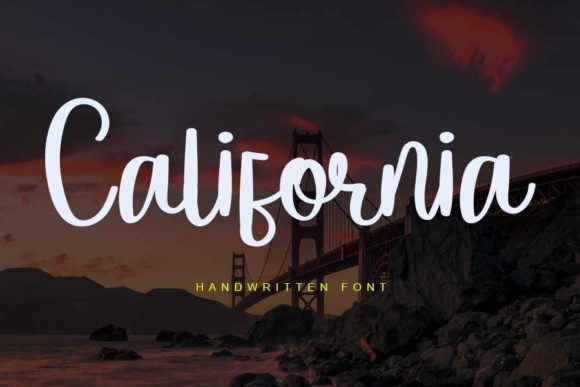 California Font Poster 1