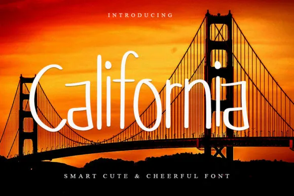 California Font California Font Poster 1