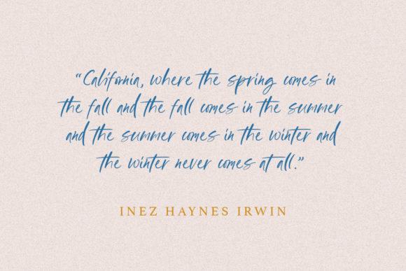 California Quotes Font Poster 3