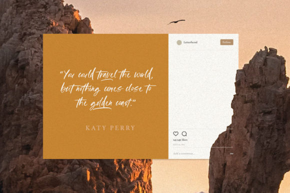California Quotes Font Poster 4
