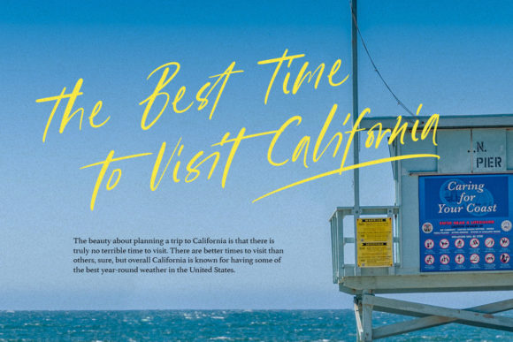 California Quotes Font Poster 5