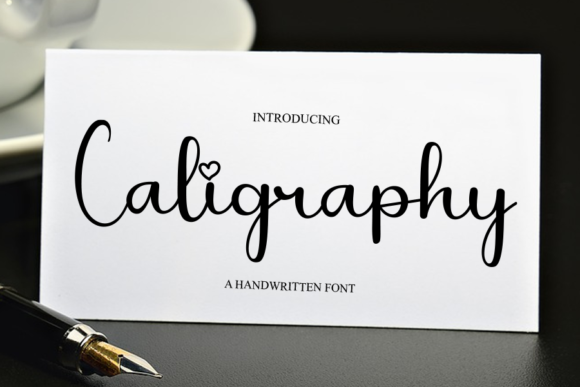 Caligraphy Font Poster 1