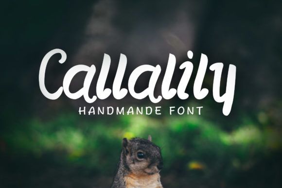 Callalily Font Poster 1