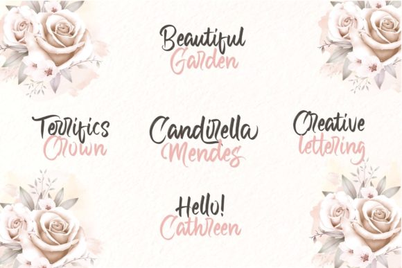 Calligra Marriage Font Poster 4