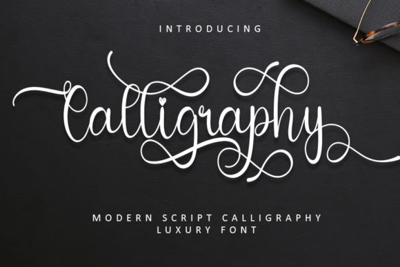 Calligraphy Font Poster 1