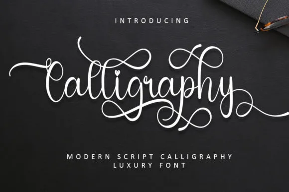 Calligraphy Font Calligraphy Font Poster 1