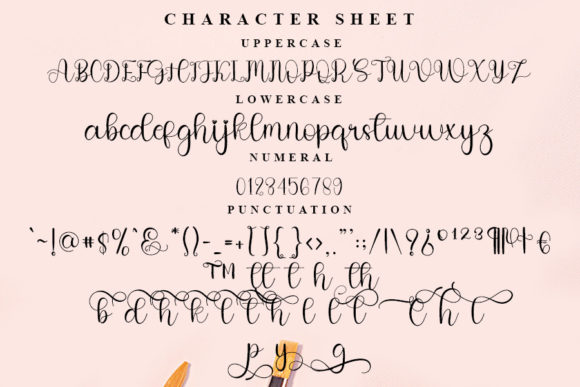 Calligraphy Font Poster 3