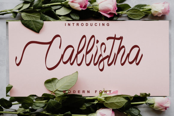 Callistha Font Poster 1