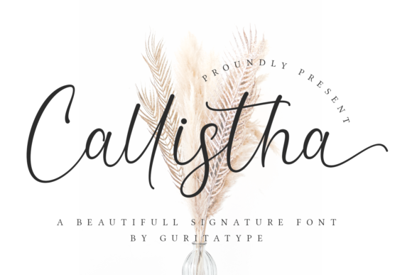 Callistha Font Poster 1