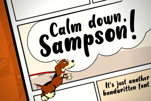 Calm Down Sampson Font