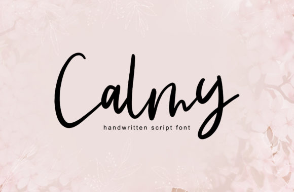 Calmy Font Poster 1