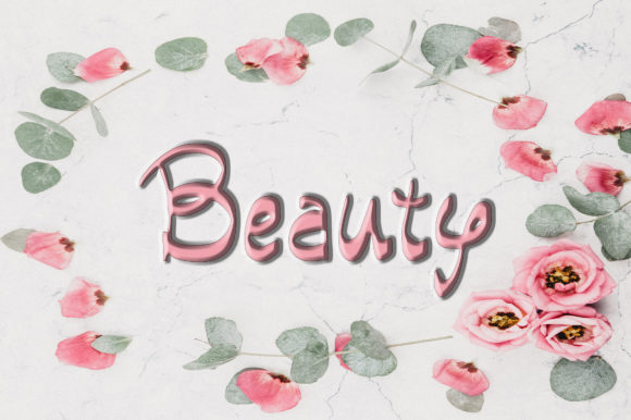 Camellia Font Poster 7
