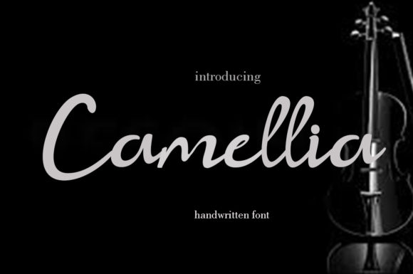 Camellia Font Poster 1