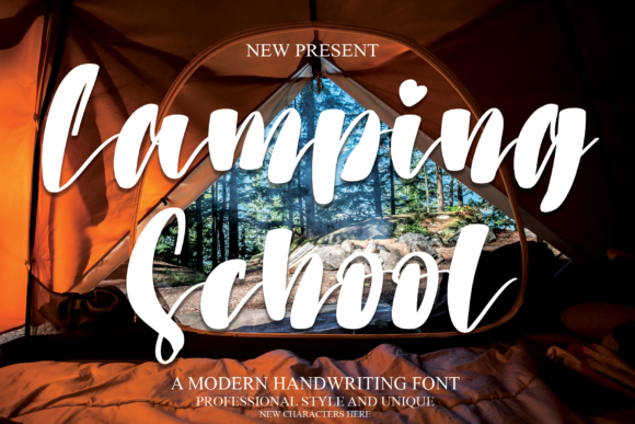 Camping School Font