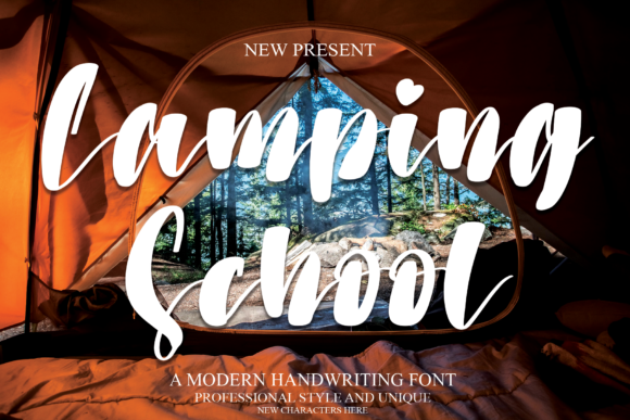 Camping School Font Camping School Font Poster 1