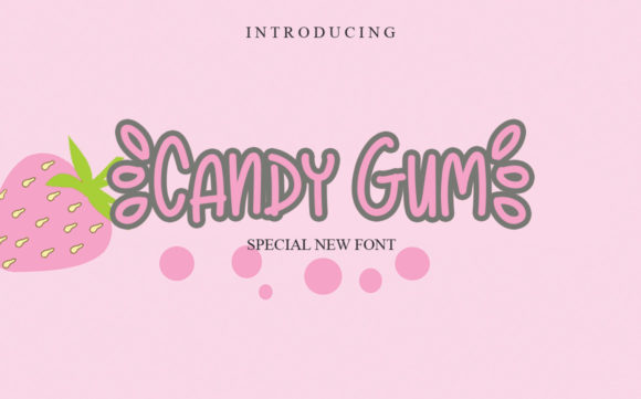 Candy Gum Font Poster 1