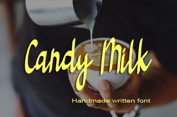 Candy Milk Font Poster 1