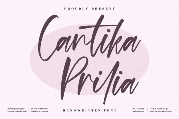 Cantika Prilia Font Poster 1