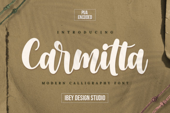 Carmitta Font Poster 1