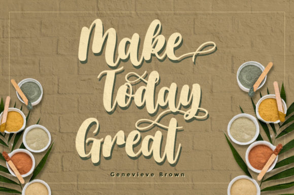Carmitta Font Poster 2
