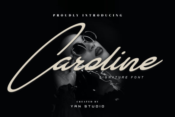 Caroline Font Poster 1