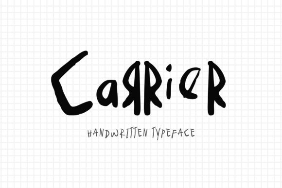 Carrier Font Poster 1
