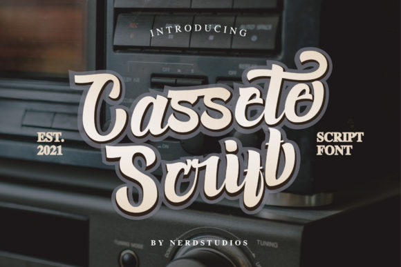 Cassete Script Font