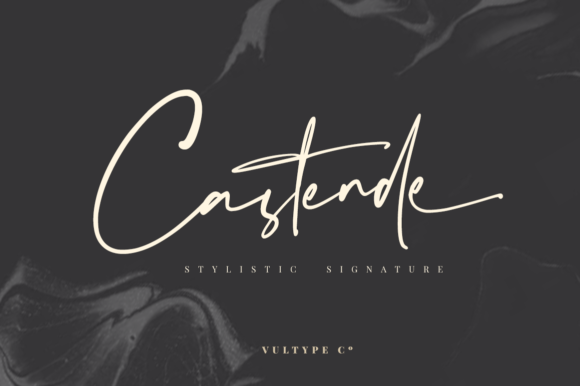 Castende Font Poster 1