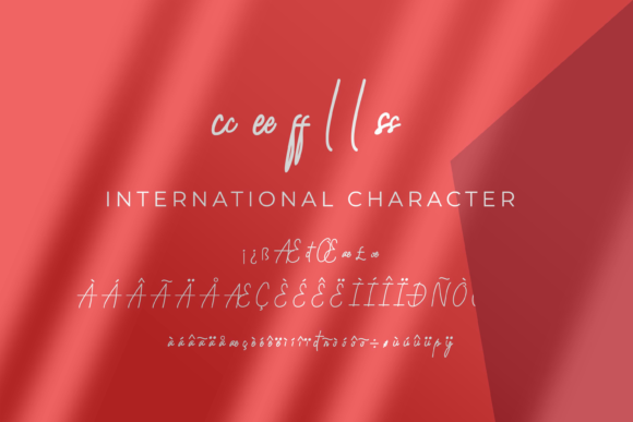 Castila Signature Font Poster 5