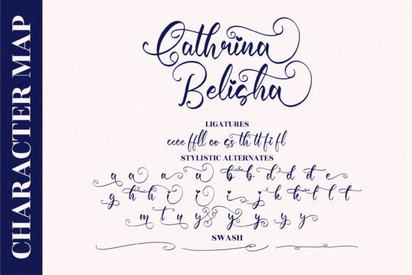 Cathrina Belisha Font Poster 13