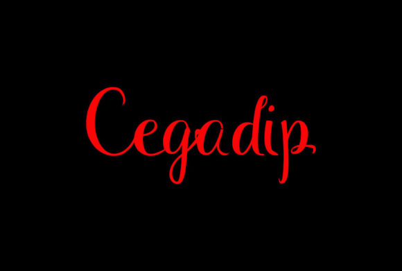 Cegadip Font Poster 2