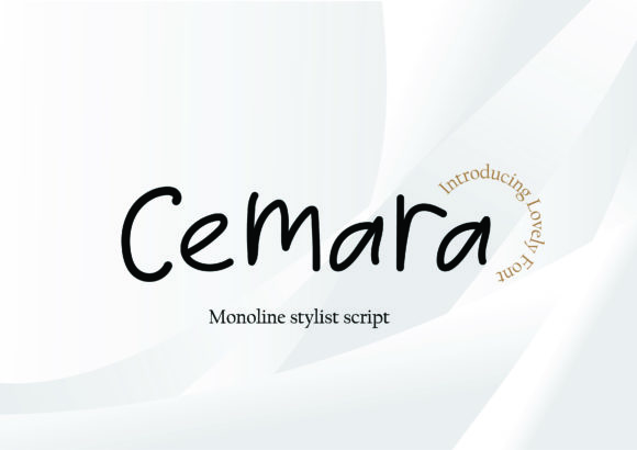 Cemara Font Poster 1