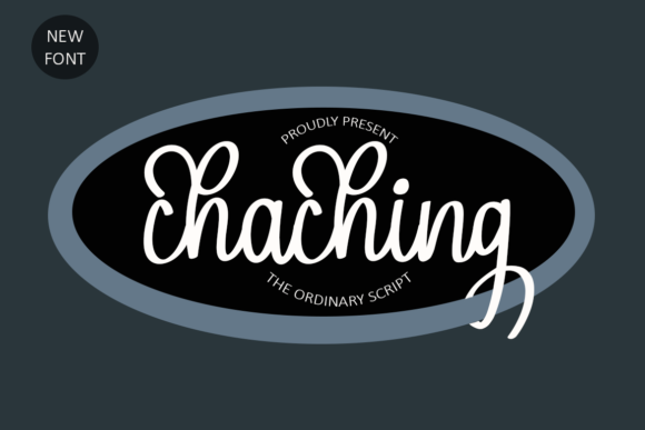 Chaching Font Poster 1