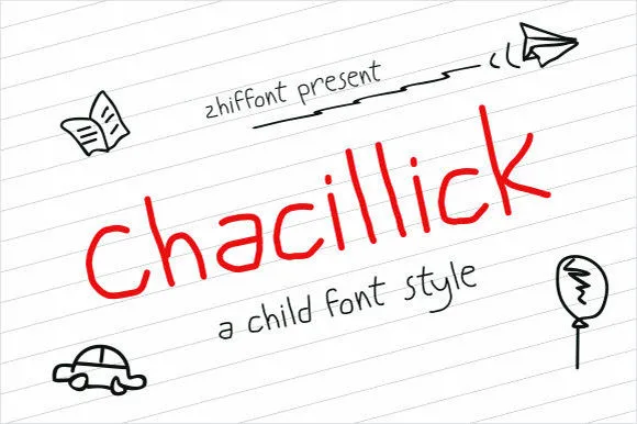 Chacillick Font Chacillick Font Poster 1