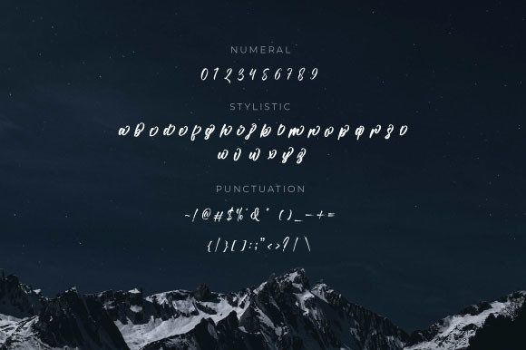 Chalisan Font Poster 7