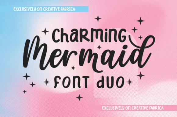 Charming Mermaid Font Poster 1