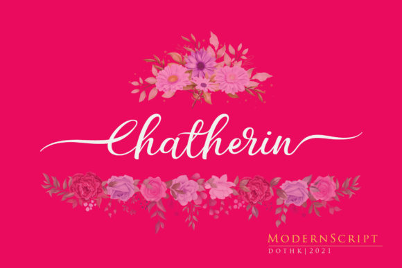 Chatherin Font Poster 1