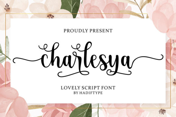 Cherlesya Script Font Poster 1