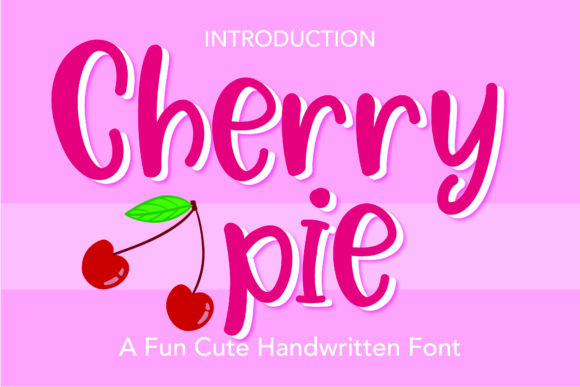 Cherry Pie Font Poster 1