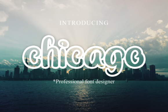 Chicago Font Poster 1