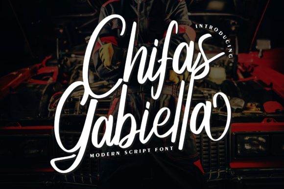 Chifas Gabiella Font Poster 1